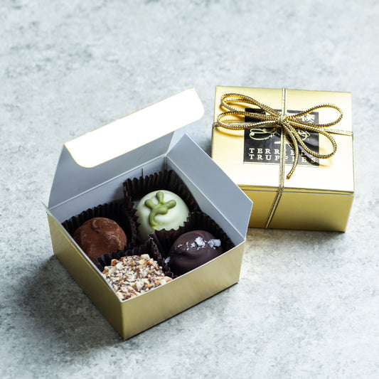 Gift Box of 4 Chocolate Truffles