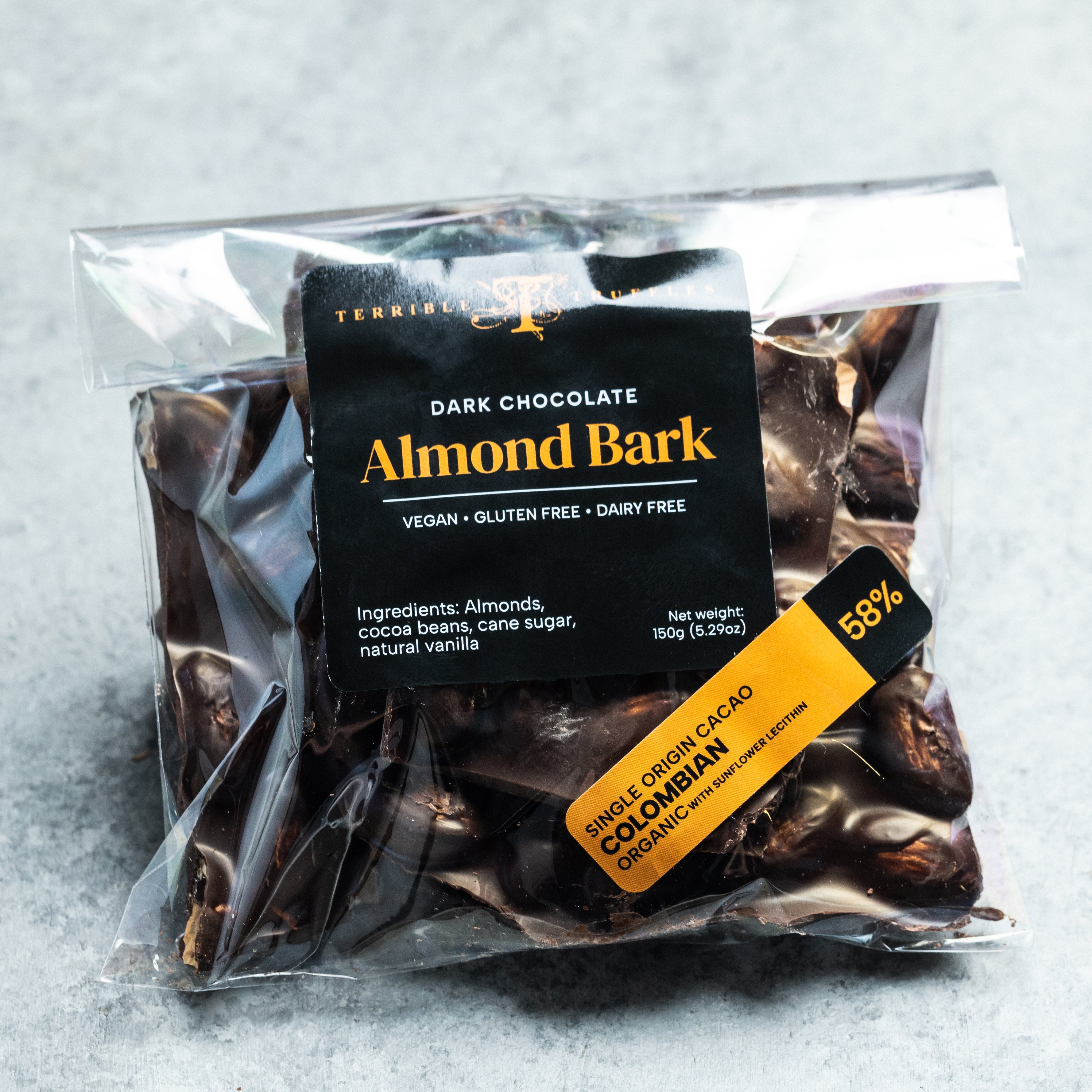 Chocolate Almond Bark – Terrible Truffles
