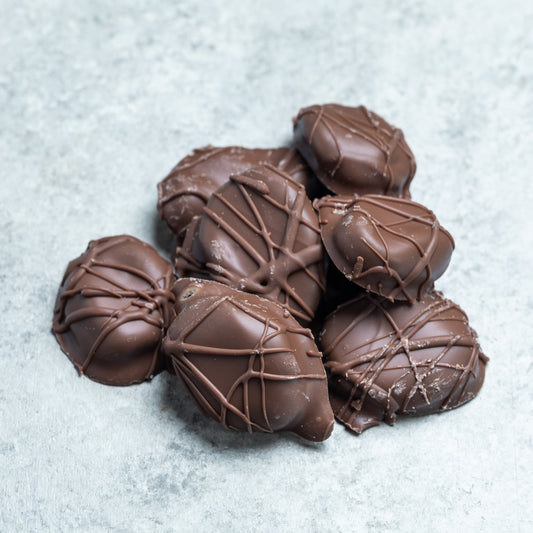 Dried Apricots in Milk or Dark Chocolate