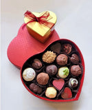 Large Heart Box with 30 Chocolates